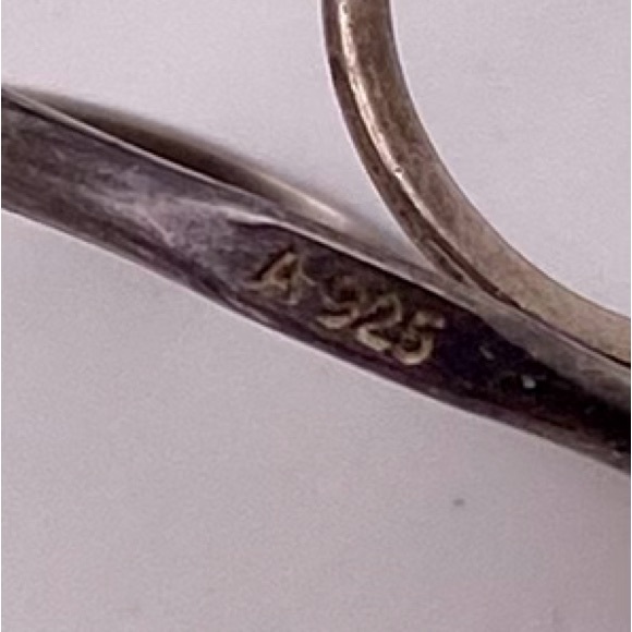 Sterling silver tigereye earrings - Picture 4 of 4